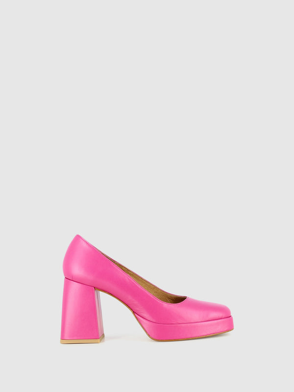 Sapatos de Plataforma em Rosa